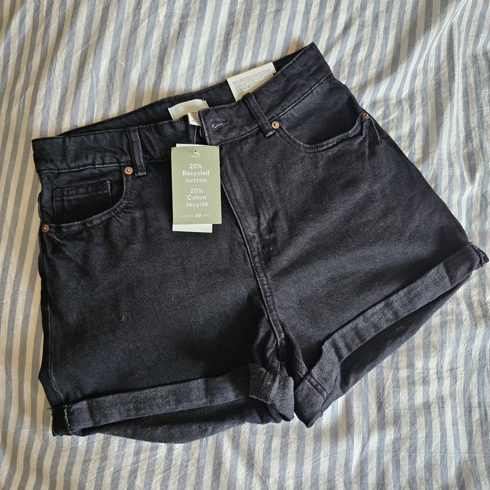 H&M Black Denim Women's Shorts